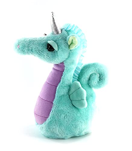 The Petting Zoo Seahorse Stuffed Animal Plushie, Lash’z Animals, Seahorse Plush Toy 10 inches