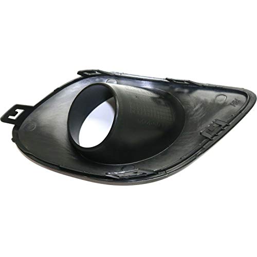 Image of DAT AUTO PARTS Front Right Fog Light Bezel Fits 2015-2023 Dodge Charger | Scat Pack and Hellcat, 2015-2018 SRT 392, RH Bumper Cover Trim, Black Textured Plastic, CH1039171, 68280428AA