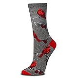For Bare Feet Cardinals Socks