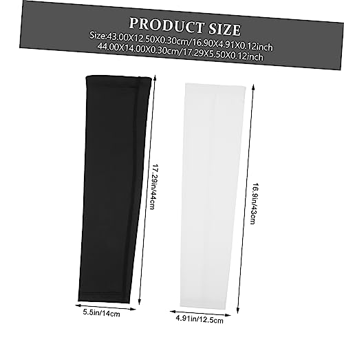 Toddmomy 4 Pares Braçadeiras respiráveis ​​de cor sólida ramatis manga de proteção solar uv defender