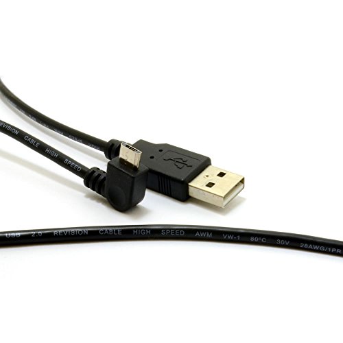 Kenable Usb 2.0 24Awg A To Right Angle Micro B Data & Charging Cable 1.5M (~5 Feet) Lead #TOP3