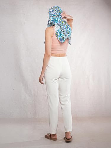 Image of Multipurpose Mask Cum Scarf for Women Cotton I Face Cover for Women I Sun Protection and Summer Wear Scarf