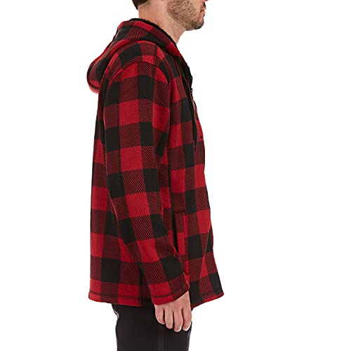 Image of Smith's Workwear Men's Buffalo Sweater Fleece Hooded Jacket