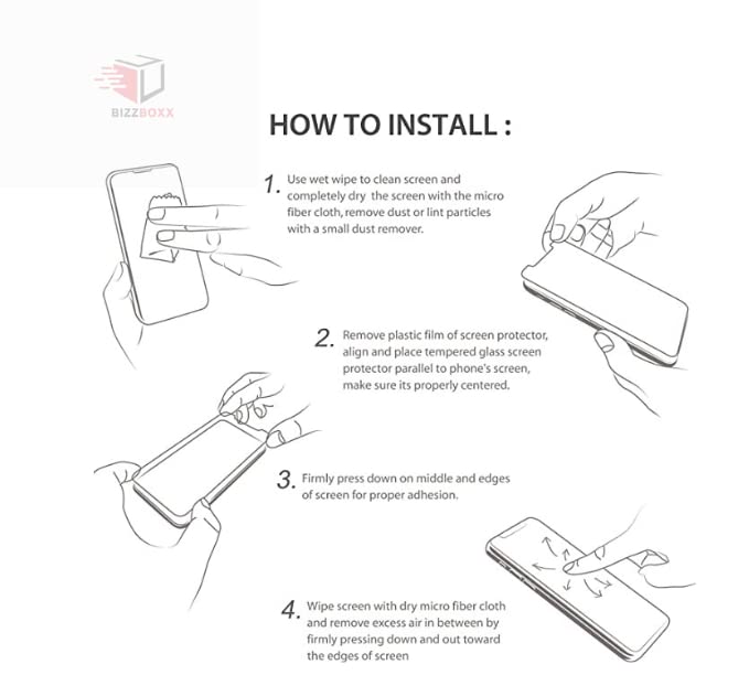 Image of Compatible With OPPO F29 5G Tempered Glass Screen Protector Guard - High Definition, Shatterproof, Easy Install, Anti-Fingerprint Screen Guard (OPPO F 29-6.7 inch) - Pack of 2