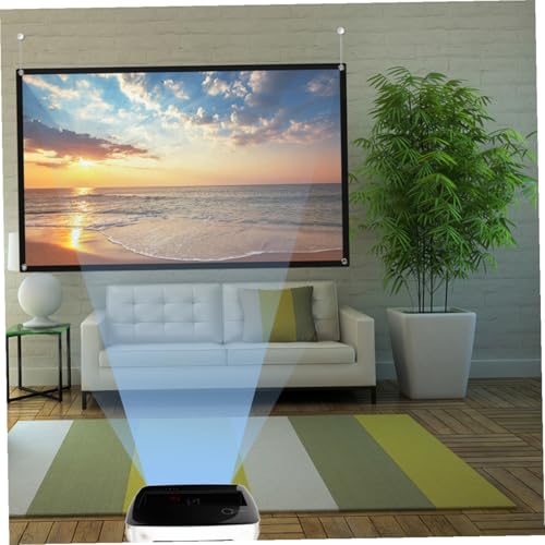 Pantalla de proyección portátil para solucionar problemas de espacio en casa 5