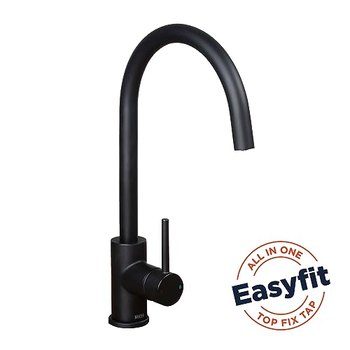 Bristan Pistachio Easyfit - Miscelatore Monoblocco Per Lavello, Colore: Nero (Pst Efsnk Blk)