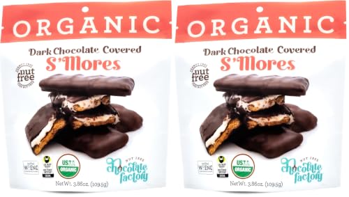Nut Free Chocolate Factory Organic Dark Chocolate S'mores (Pack of 2) image 3