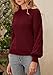 PRETTYGARDEN Women's Fall 2025 Pullover Sweater Casual Long Sleeve Loose Chunky Knit Tops Blouse Winter Fashion Clothing (Red,Large)