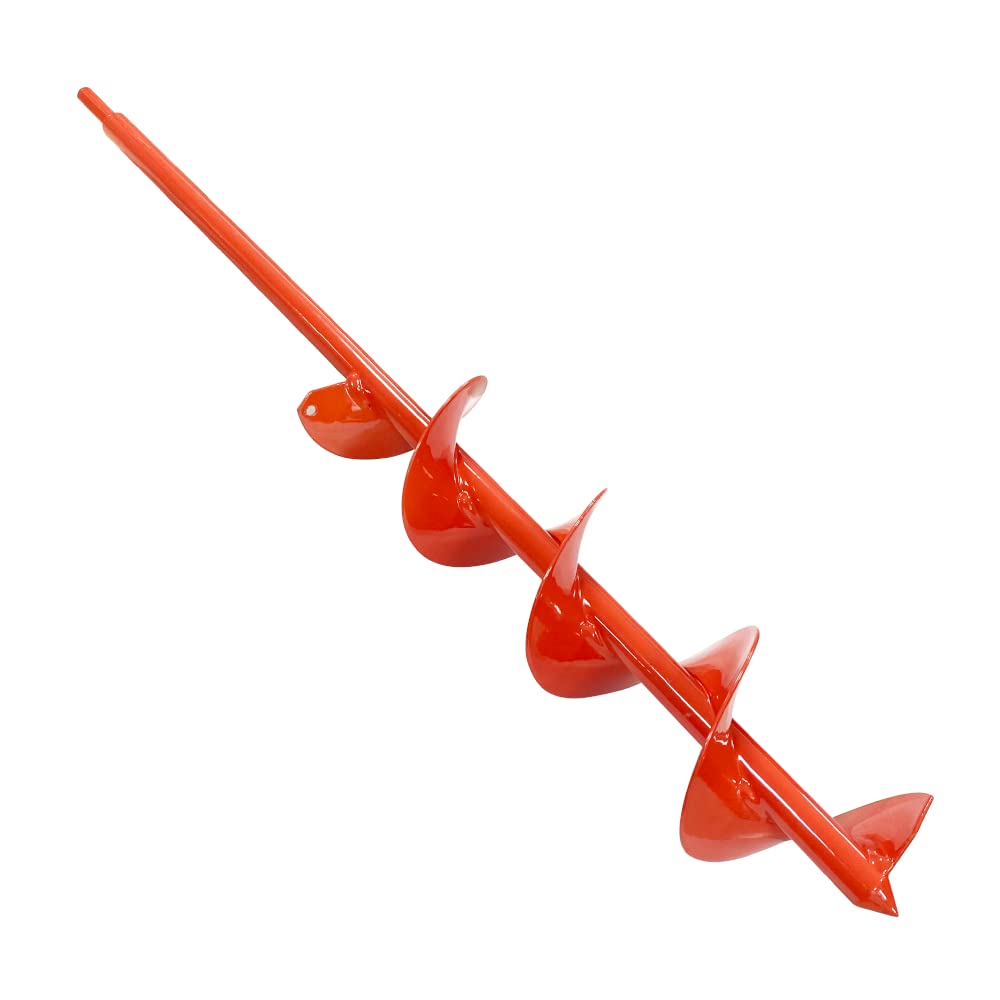 24”x 3”Auger Drill Bit 3/8”Hex Drive Bulb Bedding Planter Heavy-Duty Garden Spiral Drill Bits