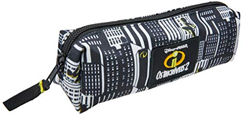 Estojo Soft os Incríveis 2, 5 x 20 x 5, 1 Compartimento, Dermiwil 52040, Preto