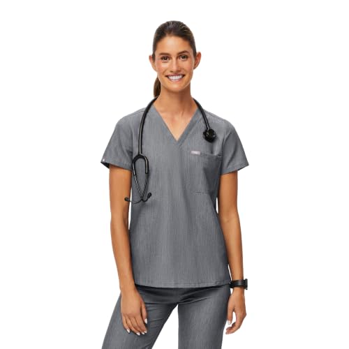 FIGS Catarina One-Pocket Scrub Top for Women | Graphite, XS by FIGS - Used condition - US$40.84