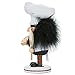 Kurt S. Adler 8-Inch Hollywood Pizza Guy Nutcracker, White