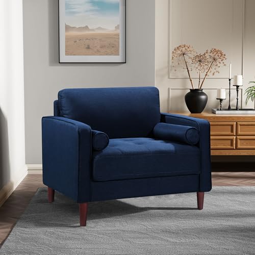 Lifestyle Solutions Lexington Armchair, Navy Blue