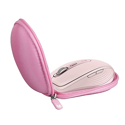Hermitshell Hard Travel Case for Logitech MX Anywhere 3S, 3, 2S, 2 Compact Performance Mouse (Pink)