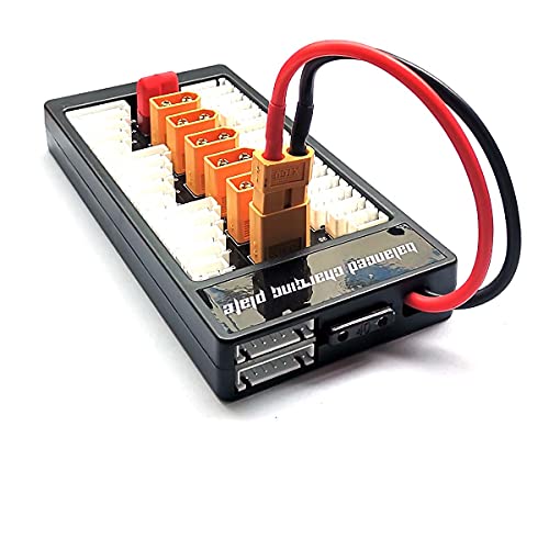 FainWan Balanced Charging Board, Multi 2S-6S Lipo Battery Parallel Charging Board with XT60 Plug