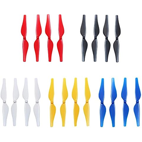 Rantow Tello Minidrones Quick-Release Propeller - 5 Colors 20PCS - RC Quadcopter CW CCW Quick-Release Blades Props for DJI Tello/Tello EDU Drone Cover