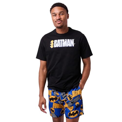 Bioworld Batman Logo Men's 2-Pack Pajama Set2