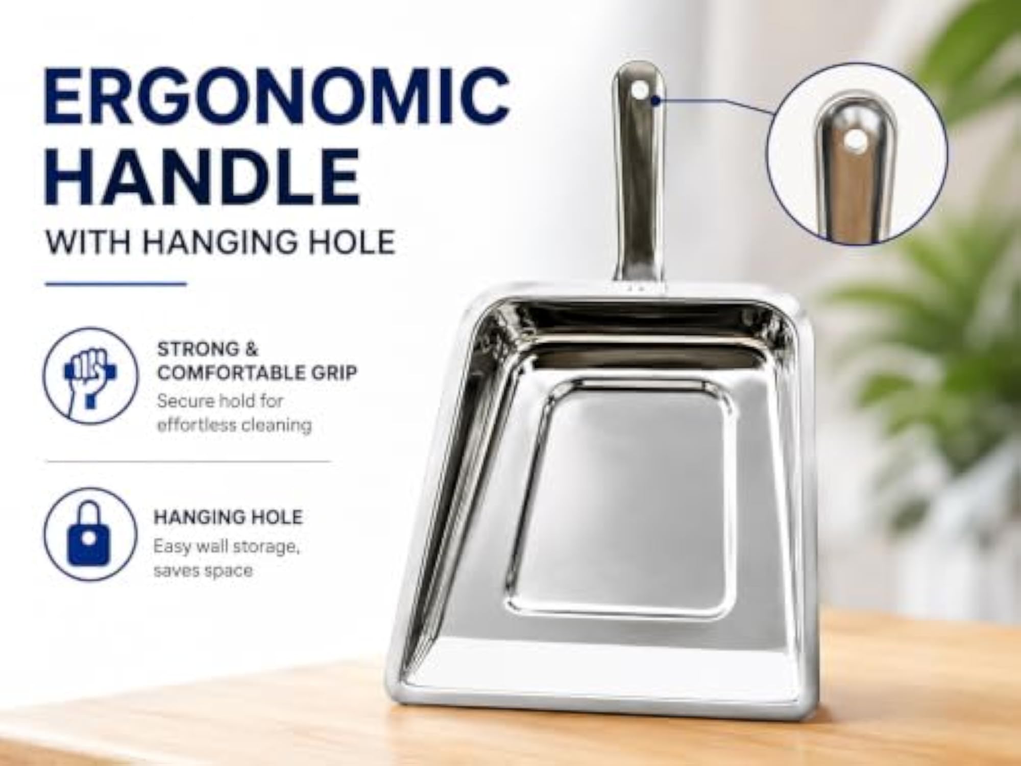 Stainless Steel Dustpan for Home