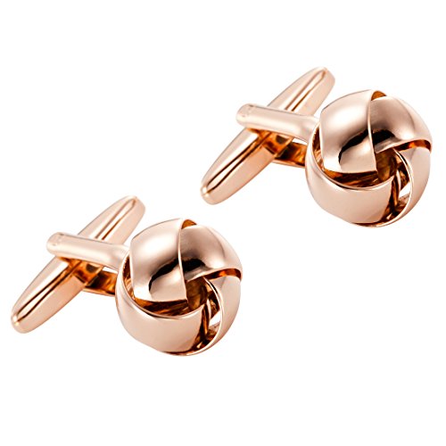 Image of Stunning Mens Nautical Knot Stainless Steel Cufflinks