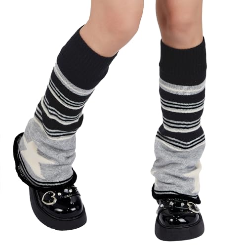 Image of Century Star Leg Warmers for Women Girls Kawaii Y2K Leg Warmers Cutecore Gyaru Leg Warmer Goth Lolita Accessories