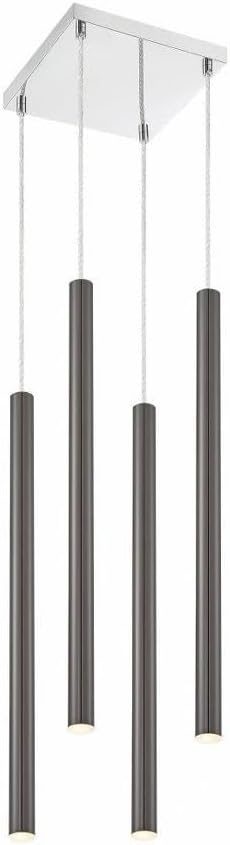 Z-Lite 917MP24-PBL-LED-4SCH 4 Light Island/Billiard, Chrome