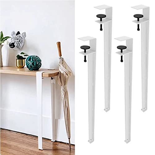 Pieds de table en métal amovibles et télescopiques avec fixateurs de sol