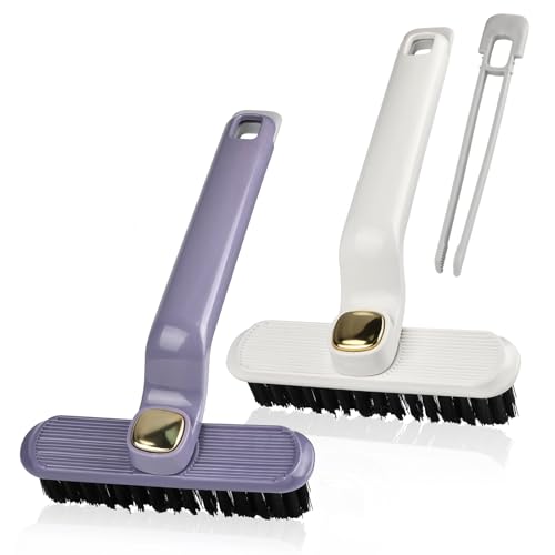 Image of Scrub Brush for Kitchen Grout, Cleaning Brush for Bathroom use,Crevice Cleaning Brushes scrubbing Bathroom Floor,Sink,Tile,Shower, Grout Brushes with Hard bristles.