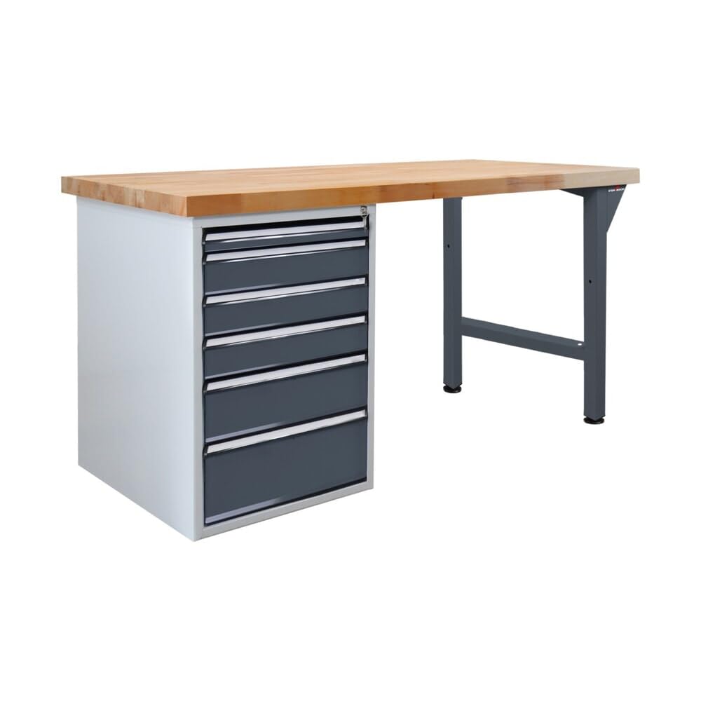 Steinbock Werkbank 6 Schubladen | 150x85x75 cm | 500 kg