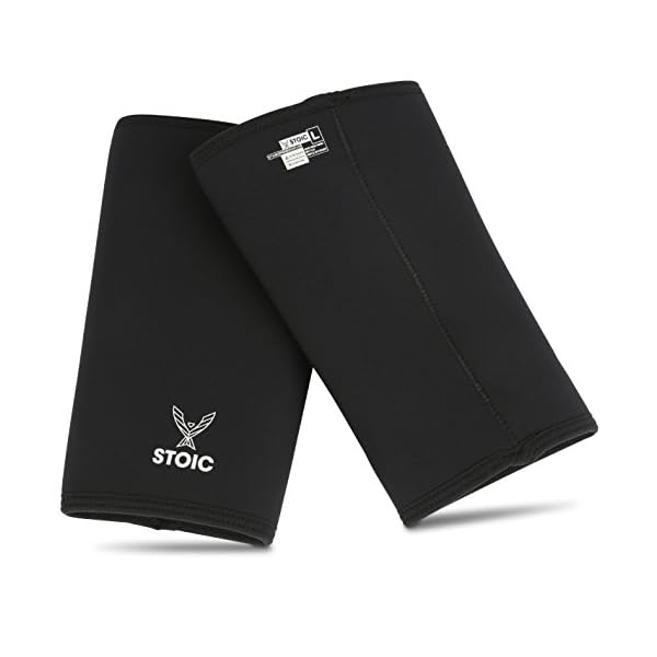 Leistung 7 mm Knie für die Powerlifting, Bodybuilding, Gewichtheben, – Professionelle Qualität & Ultra robuste (Paar) von stoiker – Bild 7