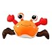 balacoo 1 stück Cartoon Crab Puppe Kissen Entzückendes Gefüllte Spielzeug Klare Krabbenkissen Kissen Kinderspielzeug
