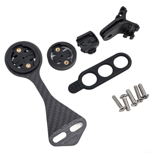 Bike Computer Mount, For Garmin F12 F MOST Handlebar Bracket With Light Camera Holder Carbon Fiber Cycling GPS Accessory标题2：Carbon Fiber Bicycle Compu