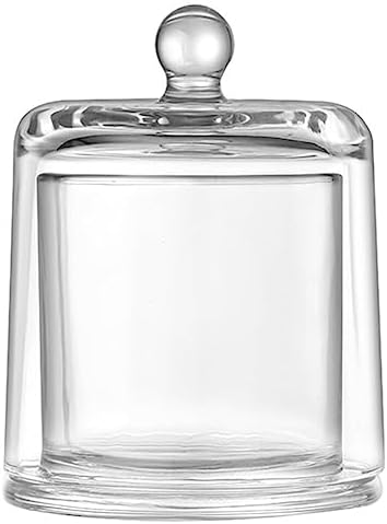 Fox Run Glass Butter Dish With Cover, Clear Butter Dish For