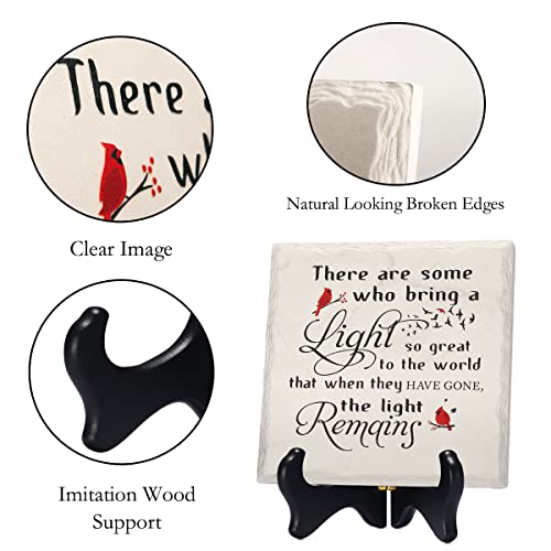 Sympathy Gifts, Memorial Desk Sign For Loss Of A Loved One, Bereavement Condolence Remembrance Gift, Funeral Decor Sign, In Loving Memory Of Loss Of Mother Father, Sorry For Your Loss (The Light Remains) #TOP2