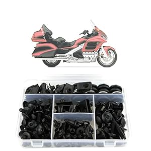 Xitomer Full Sets Fairing Bolts Kits, Fit For Gold Wing Gl1800 01-18, Mounting Kits Washers/Nuts/Fastenings/Clips/Grommets 11 41m1oof4 8l. sl500 . ss300