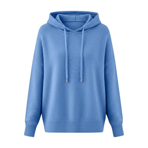 Sweat à capuche femme ample en molleton chaud basique et confortable - 3