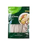 Amazon Fresh Brand, Wild Caught Pacific Whiting Skin-On Fillets Value Pack, Frozen, Sustainably Sourced, Phosphate Free, 2 Lb