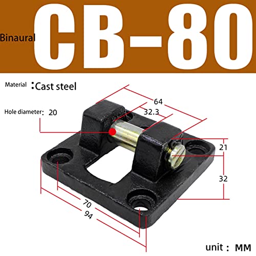 Embase haute résistance F-SC80CB pour installation précise de cylindre industriel