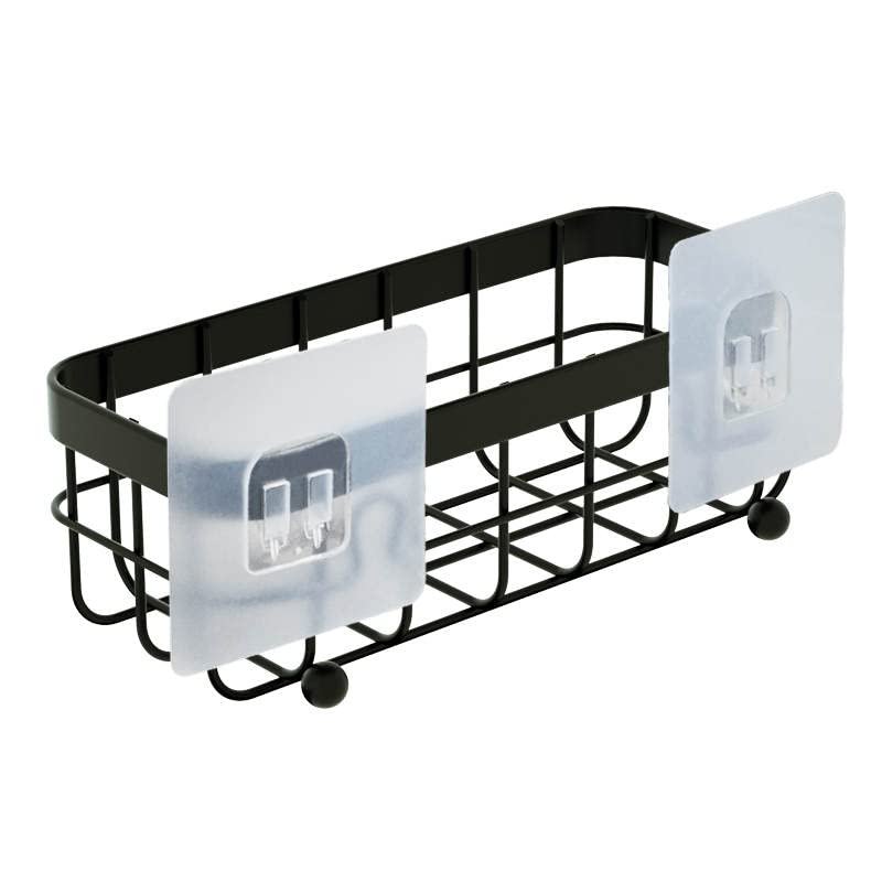 Saddet1714 - Magnetic Sponge Holder Suction Cup - Sink Sponge Holder - Stainless Steel Sponge Holder - Dish Sponge Holder - Dish Sponge Holder for Kitchen Sink - Sink Sponge Holder with Suction Cups