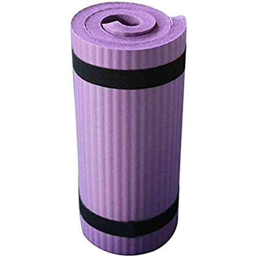 EUBUY Yoga Mat Non Slip, Pilates Mats Extra Thick, Stretching Mats for Home, Floor Mat for Exercise, Fitness Mats for Home Gym, Foam Mats for Gym, Cushioned Exercise Floor Mat (Purple)