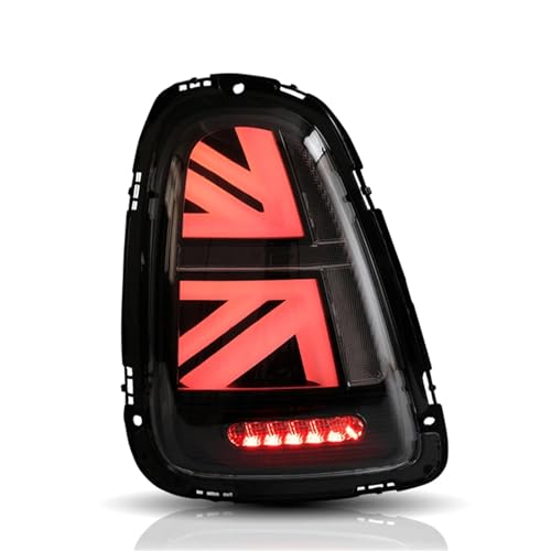 Luz trasera de coche R56 R57 R58 R59 cubierta rojo ahumado con funciones de freno y giro 6