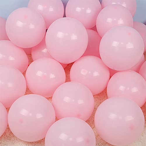 Image of 5 Inch Pastel Pink Balloons - 100 Pcs Mini Macaron Pink Latex Balloons for Birthday, Wedding, Baby Shower Parties
