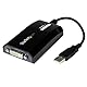 StarTech.com externe USB auf DVI-Grafikkarte - Dual-Monitor-Adapter - Multi-Monitor-Adapter - USB 2.0 zu DVI - USB DVI Adapter - USB-Grafikkarte (USB2DVIPRO2)