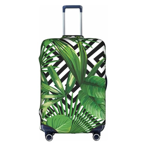 Housse de protection pour bagage OdDdot L motif tropical en tissu lavable premium
