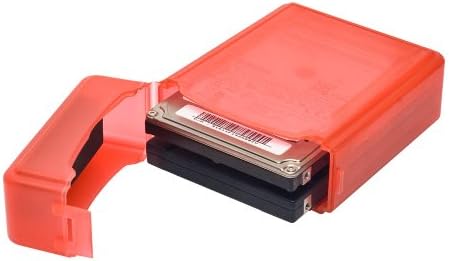 IO CREST 2.5-Inch IDE/SATA HDD Storage Box SY-ACC25010 (Red)