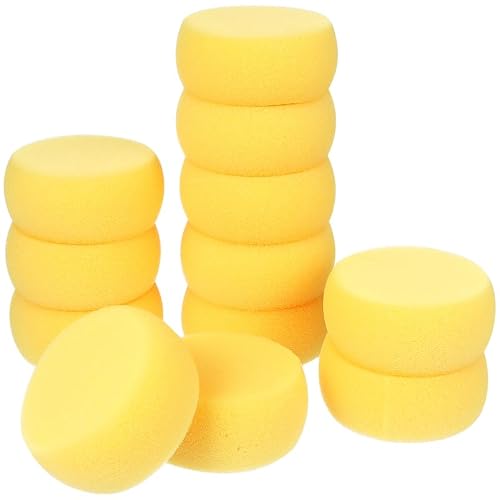 Round Facial Sponge Pads Face Cleaning Sponge for Makeup Removal Wet or Dry Use Soft Exfoliating Cleansing Pad for Skin Care and Travel 2.55 X 2.55 X 1.18 in 24 pack