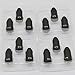 Alichion Tungsten Fishing Weights for Bass Fishing, no chip Anodized Black Tungsten Worm Weights, Tungsten Fishing Sinker for Texas and Carolina Rigs (5/16oz, 12pcs)