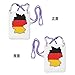 kurue German Flag Map Print Small Crossbody Shoulder Bag, Cell Phone Bag Wallet Purses with Adjustable Strap for Women