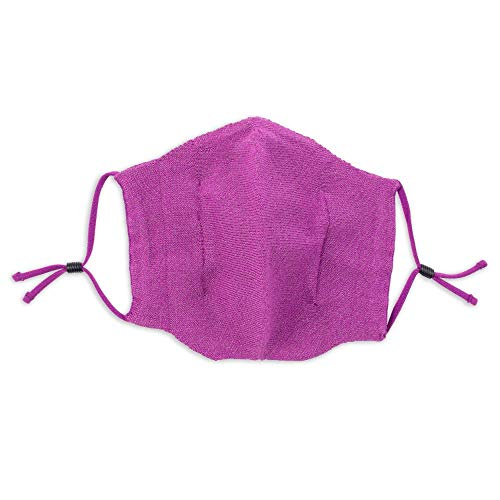 Wembley Laboratory-Tested Adjustable and Washable Silver Linings Face Mask with 10-Replaceable Filters, Dark Purple, X-Small (Kids) - Thumbnail 7