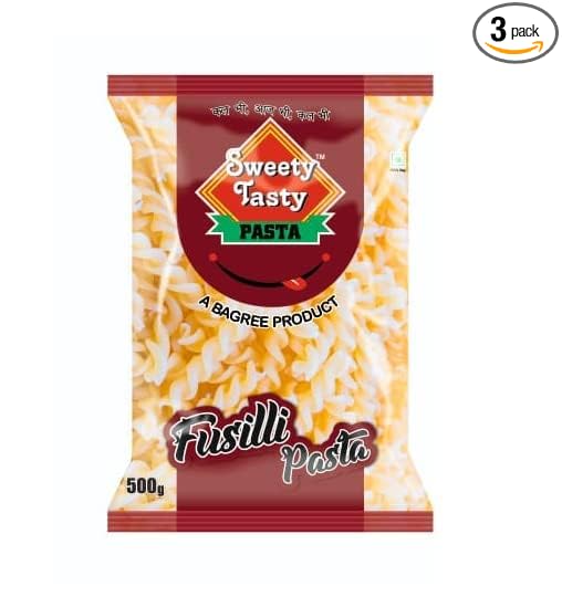 Fussili, Penne and Macroni Pasta - 500 Gram each (3 units)