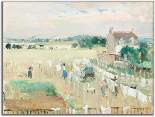 Impressions toile Berthe Morisot : art mural haut de gamme 40x60cm peinture célèbre